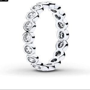 Alluring brilliant Pandora ring size 8 1/2